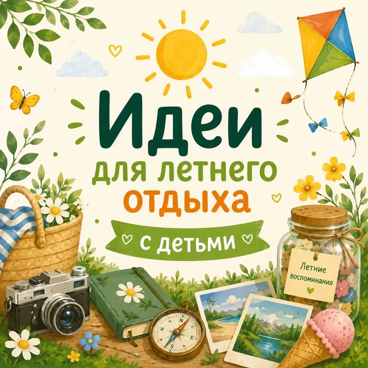 ☀️ Идеи для семейного лета!

Лето — прекрасная возможность провести больше времени вместе, отвлечься
