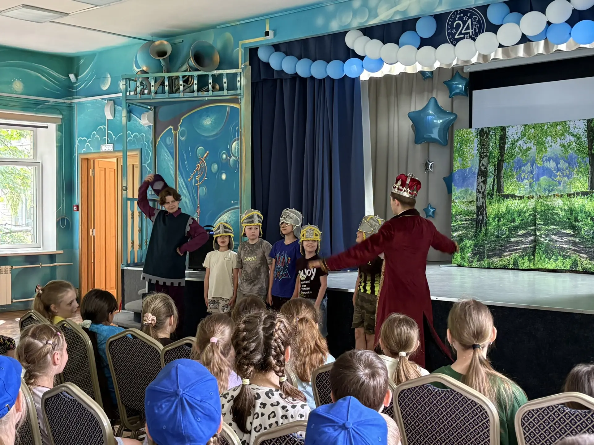 Финальная неделя в лагере стартовала ярко! 🎭☀️

Сегодняшний день точно запомнится надолго. К нам пр