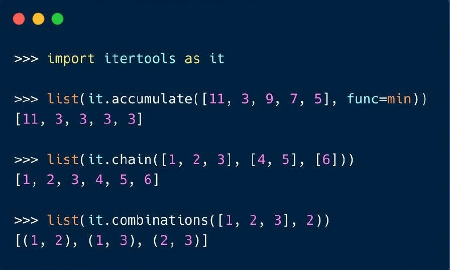 3 трюка с itertools

Сегодня мы рассмотрим несколько функций из довольно полезного модуля, позволяющ