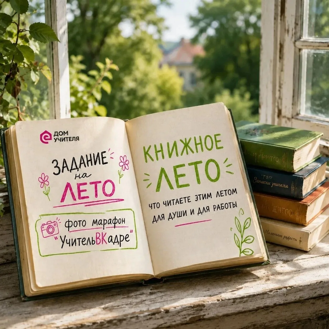 📸 Друзья, наш фотомарафон #УчительВКадре начинается!

С 15 июня по 25 августа показываем лето таким