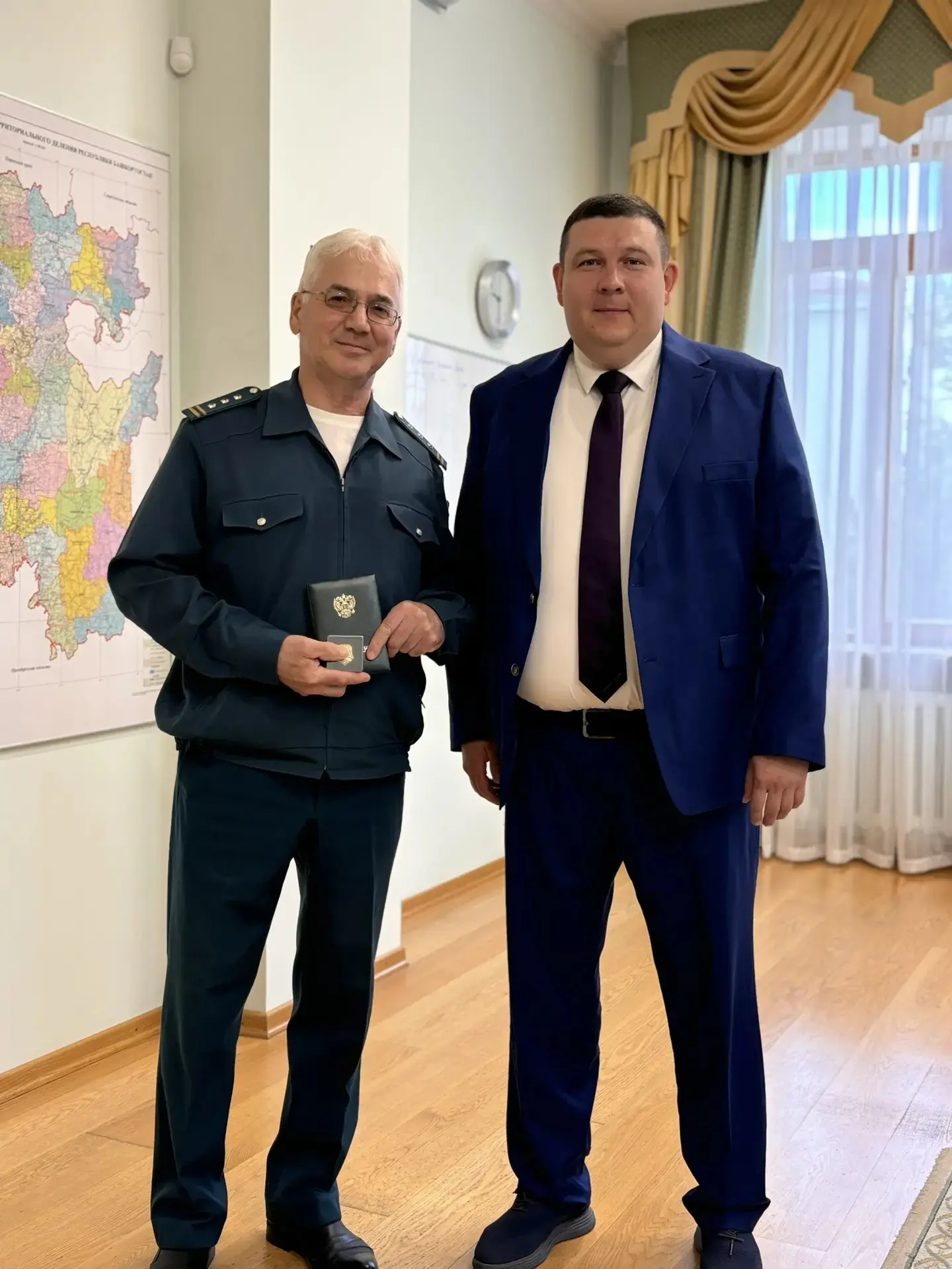 Начало рабочей недели радует приятными событиями. От имени Министра природных ресурсов и экологии Ро