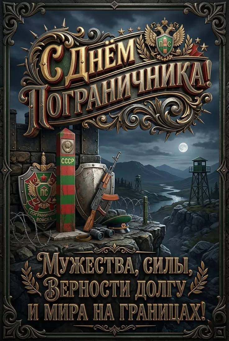 🗓️ 28 мая — День пограничника!🇷🇺

️28 мая 1918 года учреждена пограничная охрана. С тех пор наши 