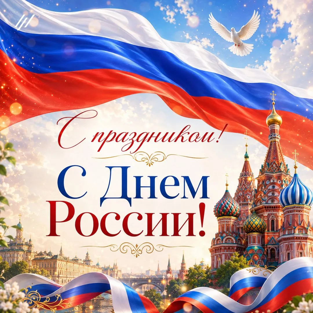 🇷🇺С Днём России!

Пусть в каждой семье будут мир, согласие, благополучие и уверенность в завтрашне
