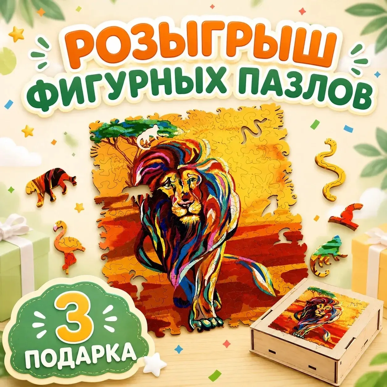 Дарю деревянные фигурные пазлы♥️

Хочу подарить классные пазлы, которые помогут скрасить вечера или 