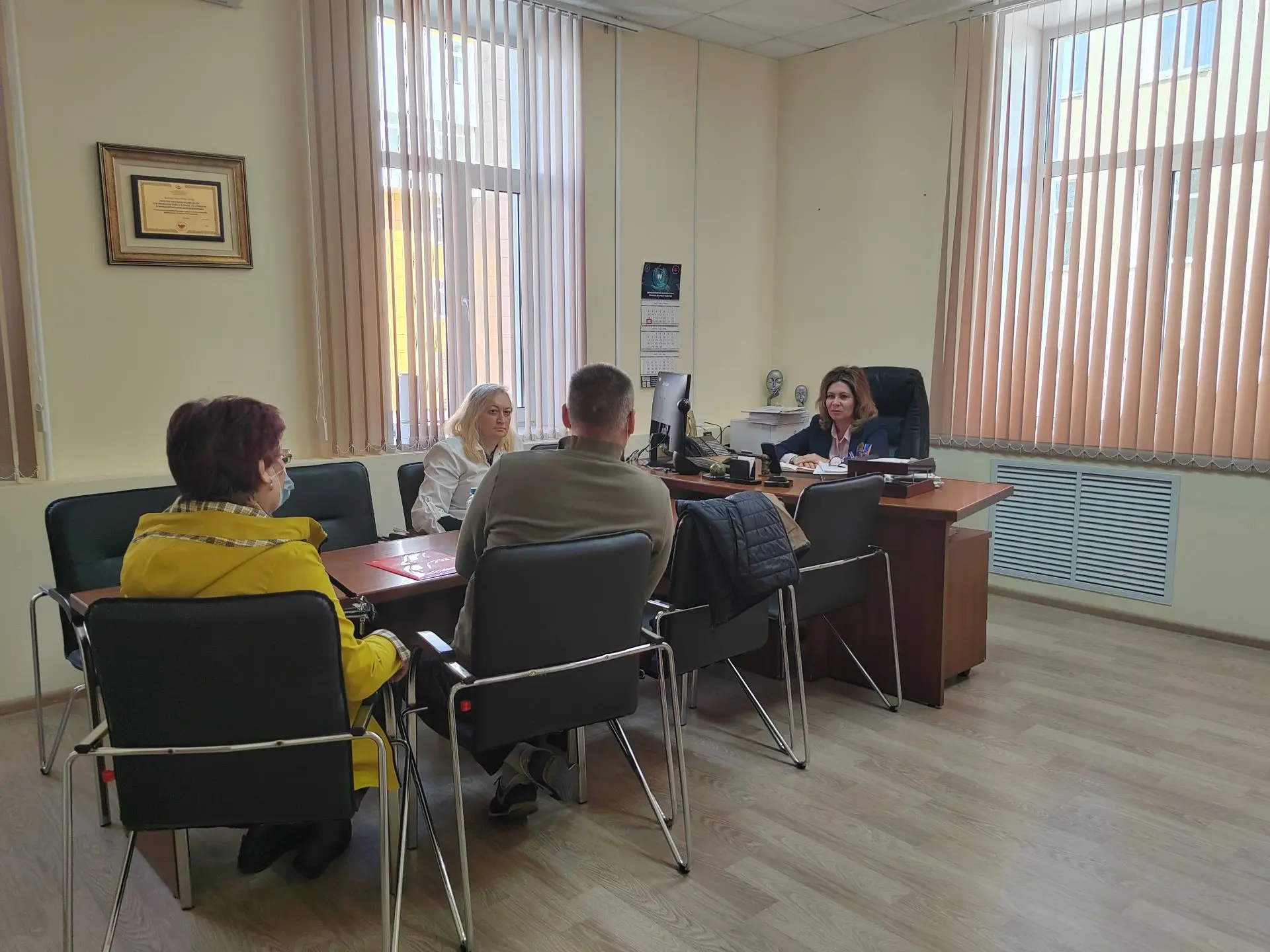 Итоги личного приёма граждан
Галиева Айгуль Тагировна, главный врач республиканского Центра
по профи