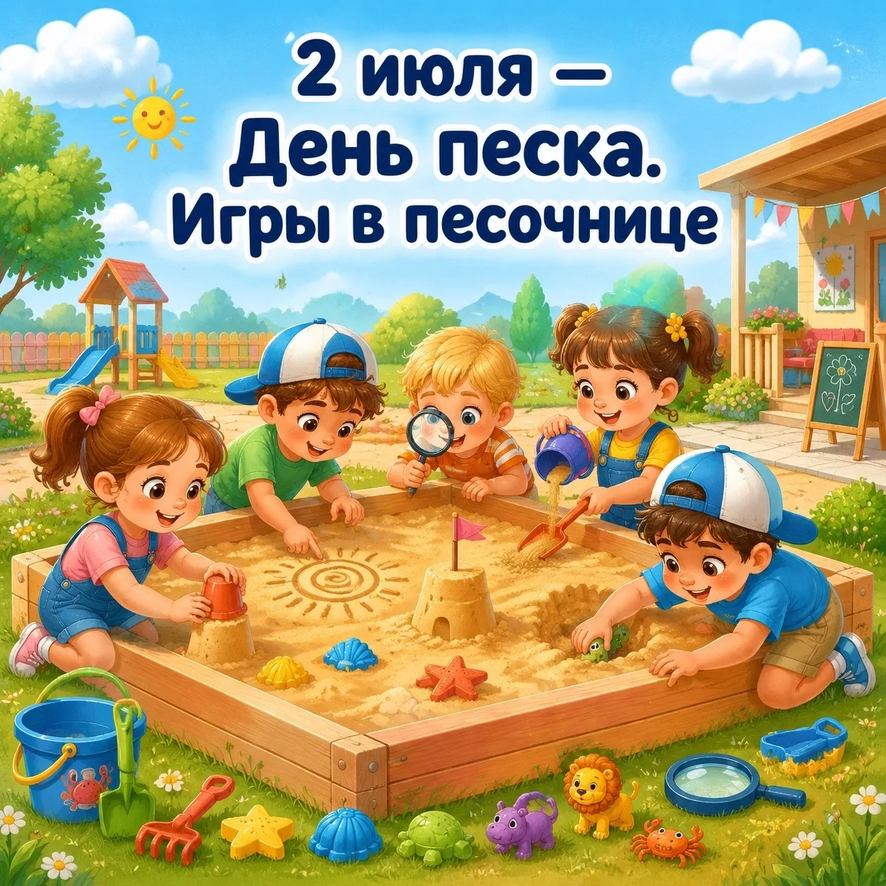 2 июля отмечается неофициальный, но замечательный праздник — День песка. 🏖️
Это отличный повод обра