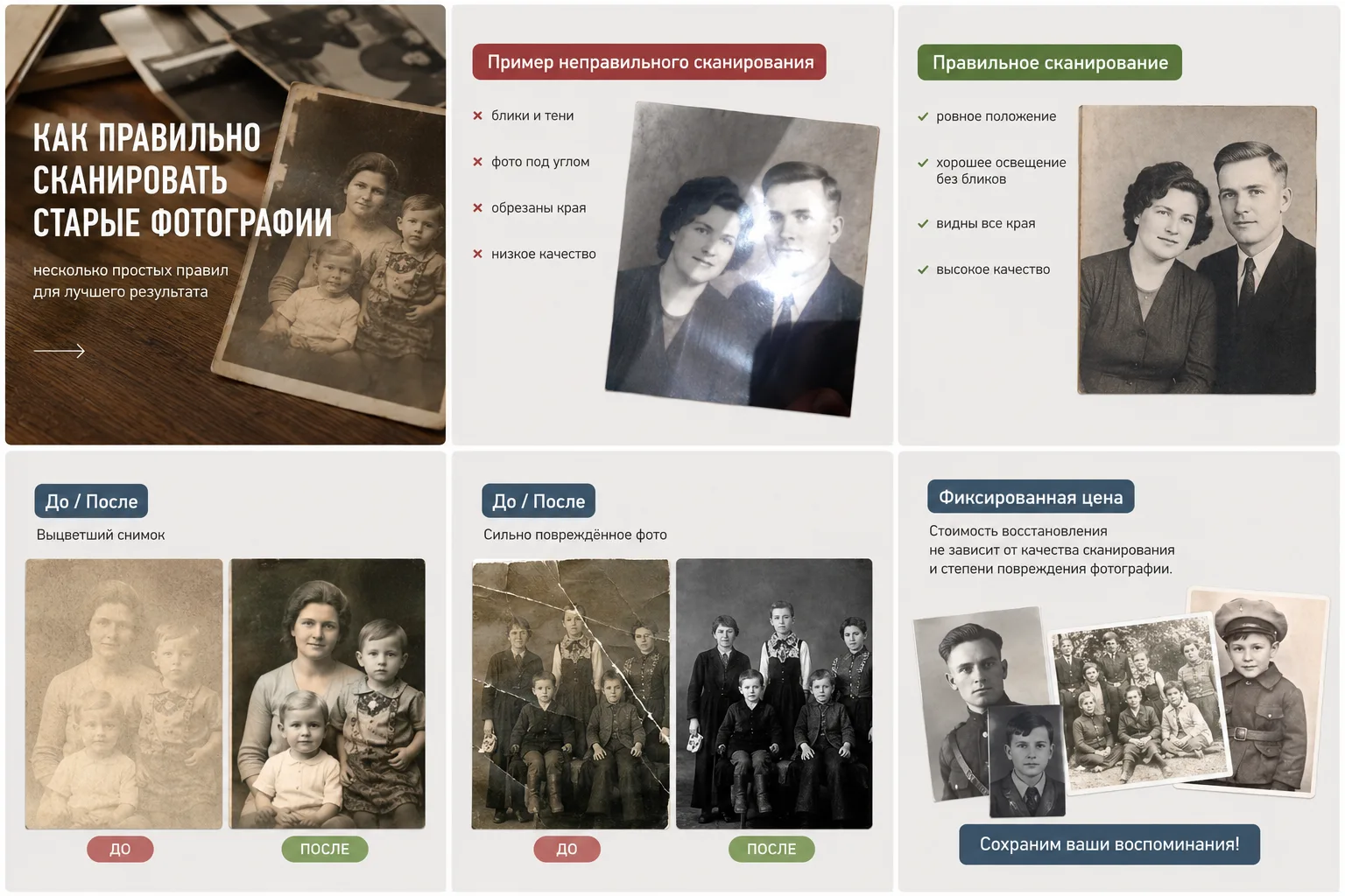 📸 Как правильно сканировать старые фотографии дома

Качество восстановления во многом зависит от то
