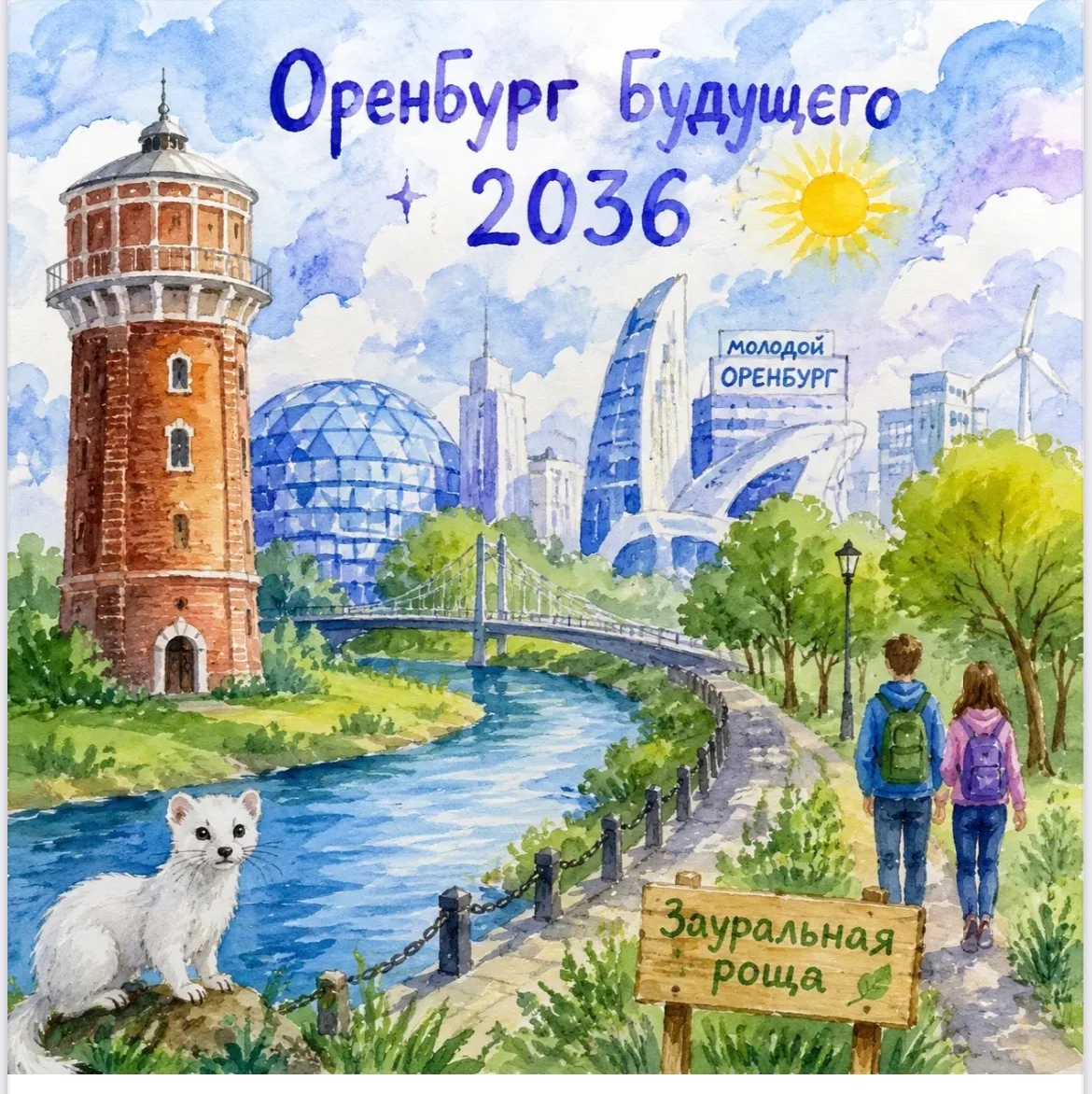 🎭Министерство архитектуры объявляет старт приёма работ на выставку «Меняя взгляд. Оренбуржье-2036».