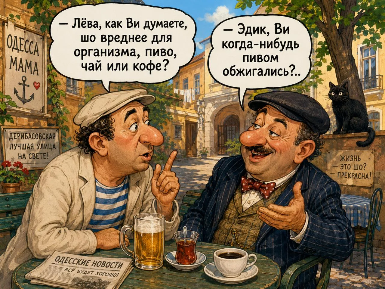 Отвлечемся от серьезных новостей, и послушаем советы бывалых одесситов 👆

А вы на чьей стороне в эт