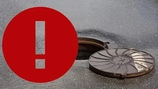 ❗Открытые люки смотровых колодцев инженерных коммуникаций (канализационных, водопроводных, ливневых,