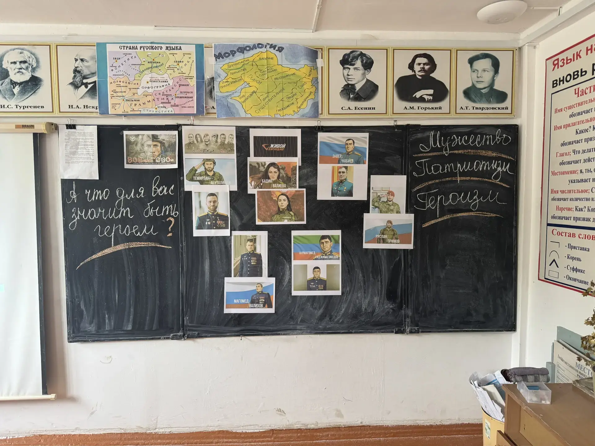 ✅ Патриотическиие уроки «Живой карандаш».
 Сценарии урока содержали в себе биографии о Героях Россий