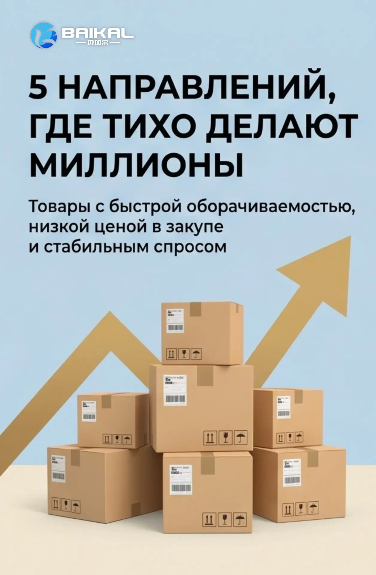 🔥 5 НАПРАВЛЕНИЙ, ГДЕ ТИХО ДЕЛАЮТ МИЛЛИОНЫ

Готовы зайти в прибыльную нишу с товаром из Китая?

Напи