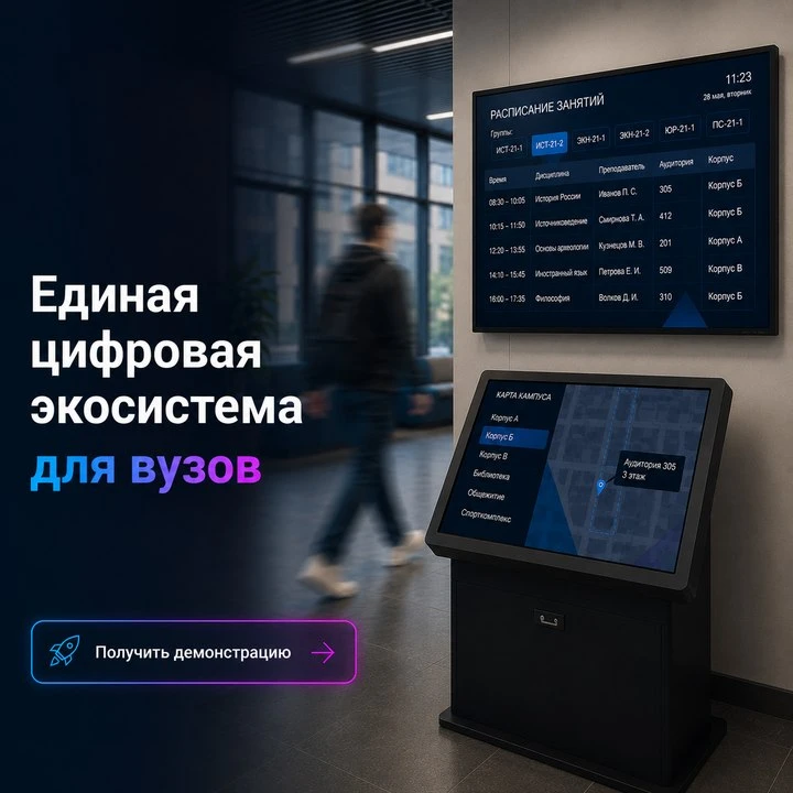 Современный кампус начинается с единой системы
Объедините цифровую инфраструктуру университета в одн