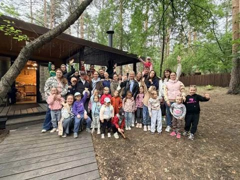 Пикник старшей группы на природе! 
⁣
Наша старшая группа решила устроить грандиозный праздник на све
