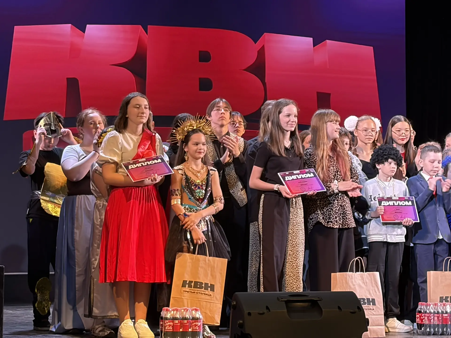 🏆Сегодня наша школьная команда КВН "Не факт" блестяще выступила в финале 26-й Юниорской лиги КВН! 
