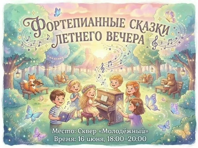✨ Магия музыки под открытым небом: «Фортепианные сказки летнего вечера» ✨ 
 
В рамках проекта АРТ-СР