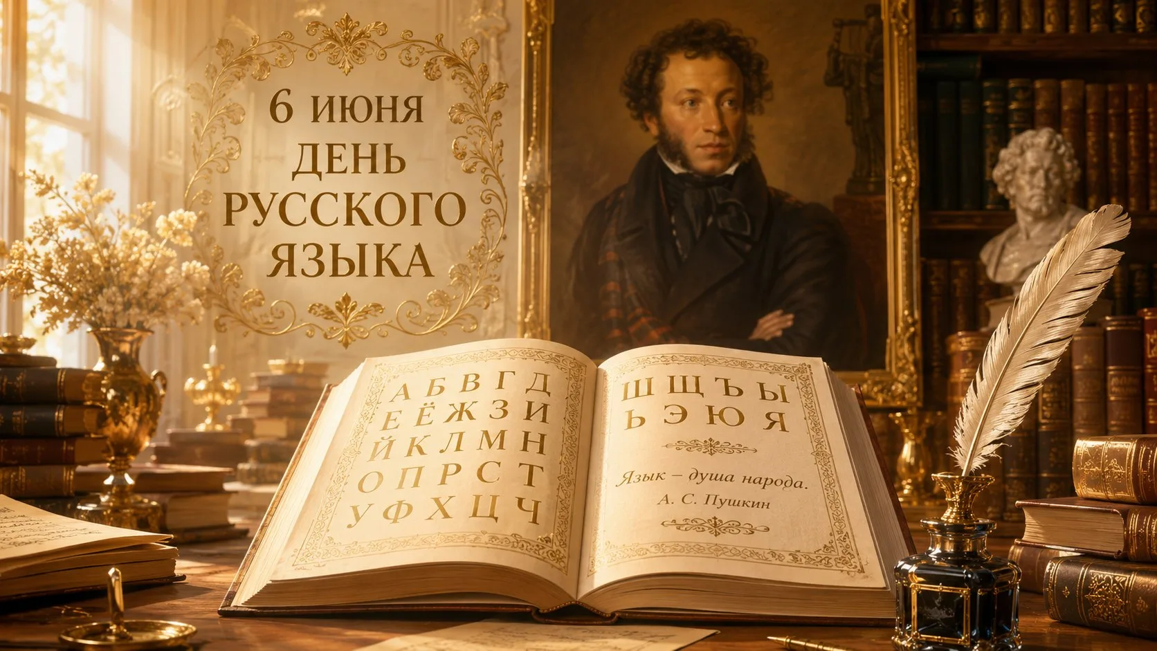📚✨ С Днём русского языка! ✨📚

Сегодня мы отмечаем праздник языка, на котором звучат великие стихи,