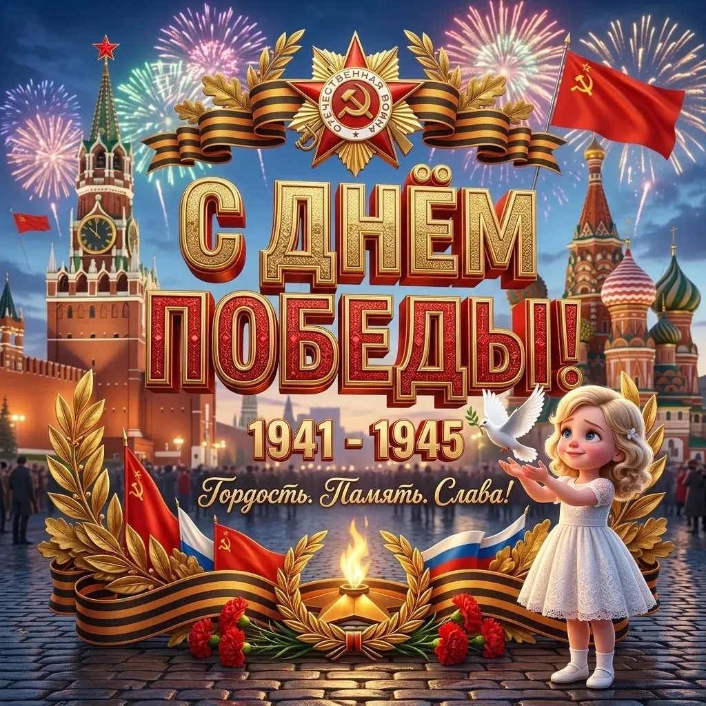 🎉 Дорогие подписчики, родители! 🎉 

От всей души поздравляем Вас с великим праздником — Днём Побед