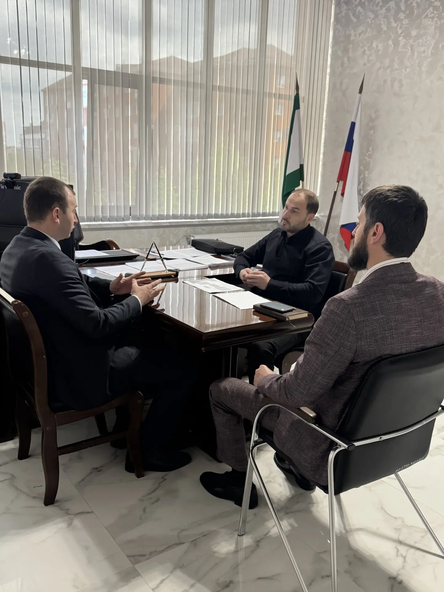 Состоялась рабочая встреча и. о. Министра промышленности и цифрового развития Республики Ингушетия Т