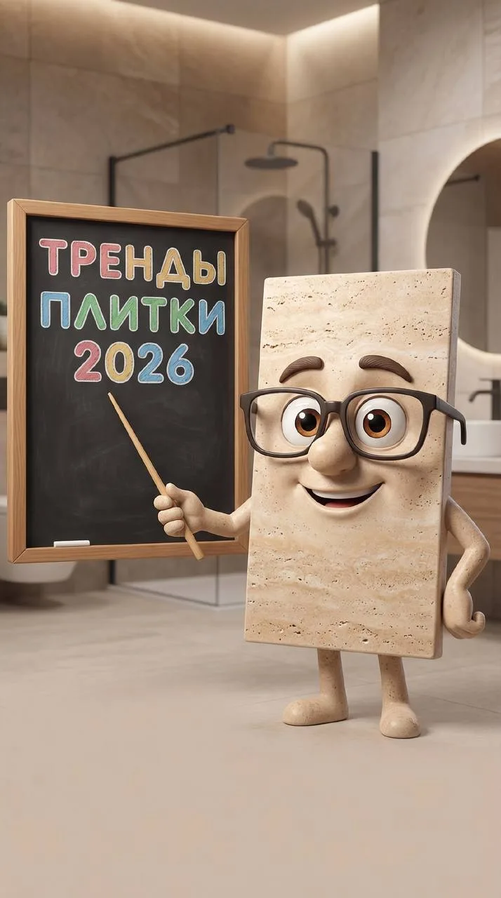 🔥Тренды плитки и керамогранита 2026

👉🏻Красный мрамор
Он применяется не столько для ванных комнат