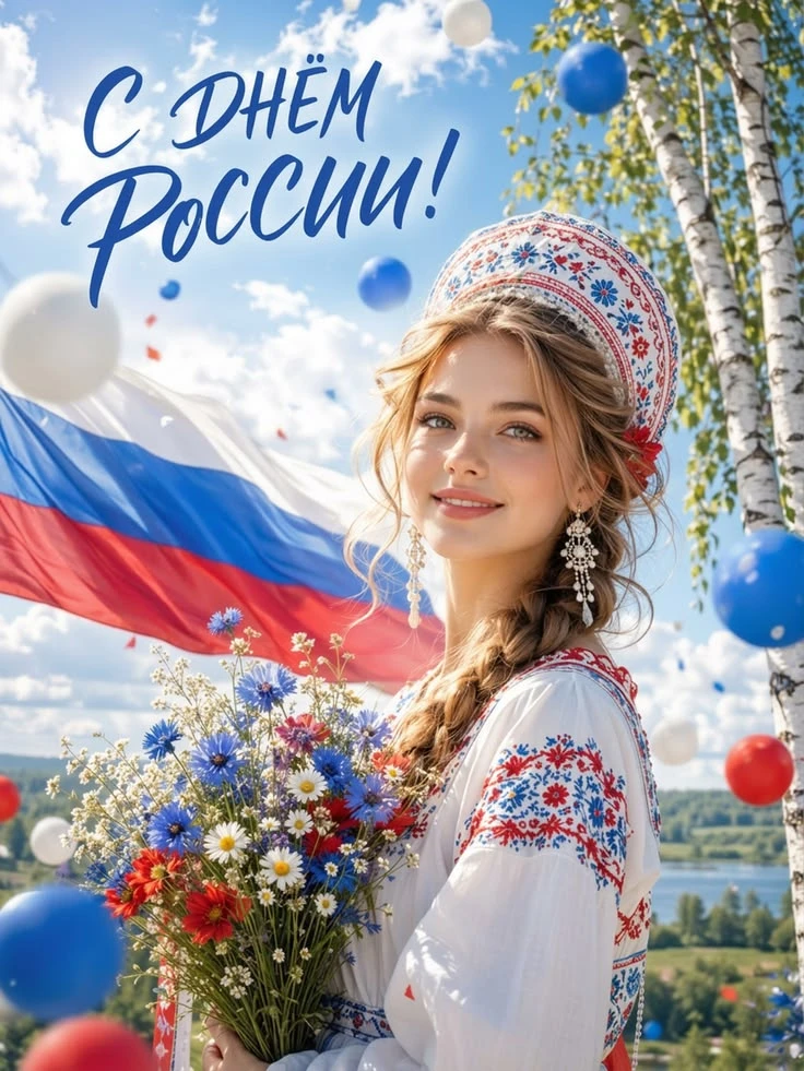 С Днём России!🇷🇺

12 июня — особенный день, когда мы с особой теплотой вспоминаем, как прекрасна н