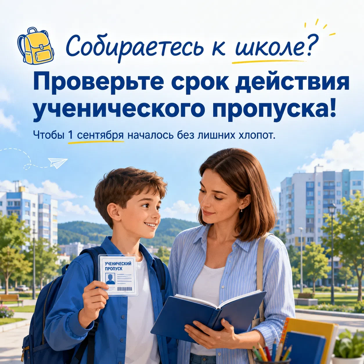 🎓 Новый учебный год начинается не 1 сентября, а немного раньше — с подготовки к нему. 
 
Учебники, 