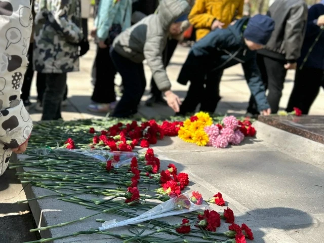 Память поколений: ученики начальной школы почтили подвиг героев в Сосновке 🕊️

В преддверии великог