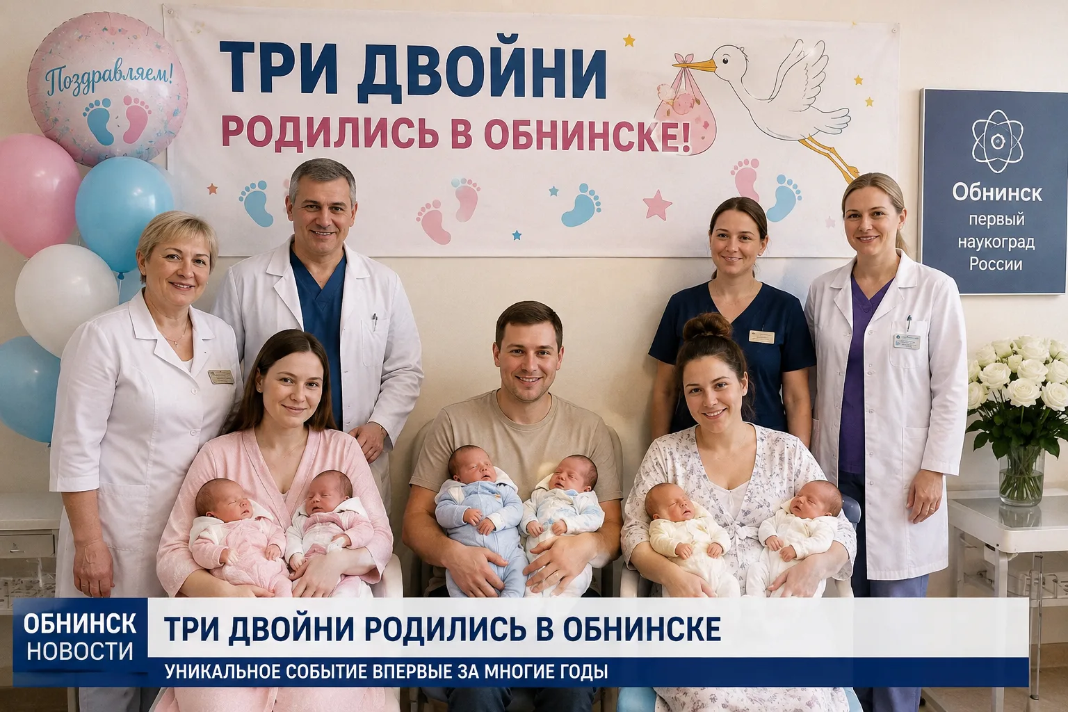 В Обнинске с начала лета зарегистрировали уже третьих близнецов

Поздравляем родителей с этим замеча