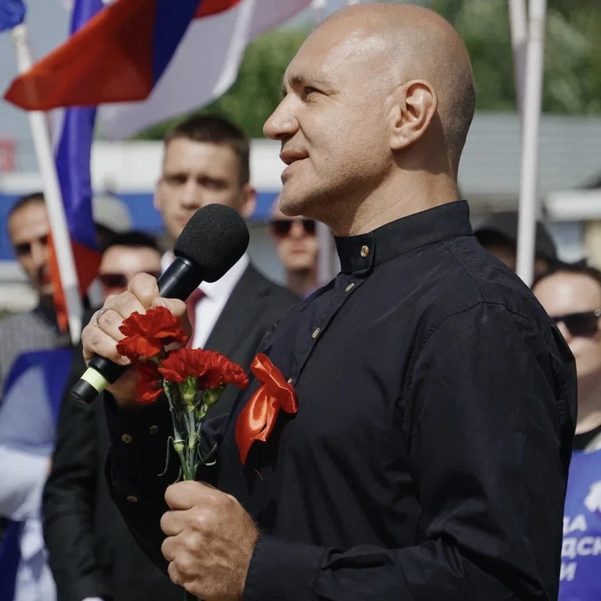 Выступил на торжественном открытии памятника Иосифу Сталину и Ивану Бардину.

От имени вологжан позд