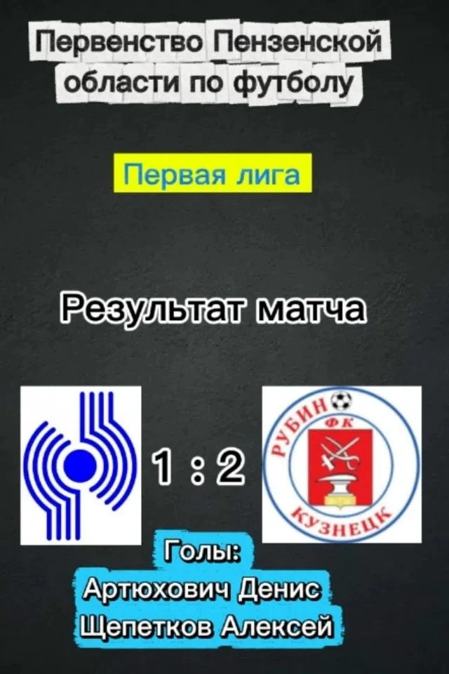 Вторая подряд победа команды "Рубин" над "Радиозаводом". Очень важная победа! Прямо сейчас "Рубин" н