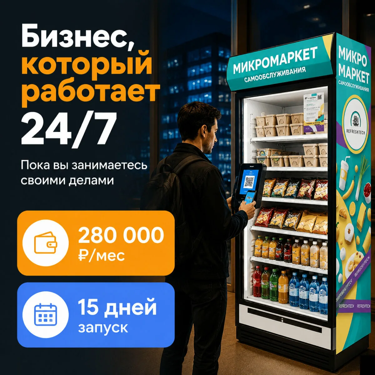 Франшиза с занятостью 2 часа работы в нед. 280000₽ в мес

Бизнес, который работает практически без в