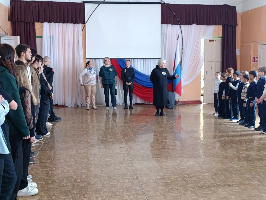 Тульские кикиморы снова посетили нашу школу в рамках военно -патриотического марафона Во Славу Отече