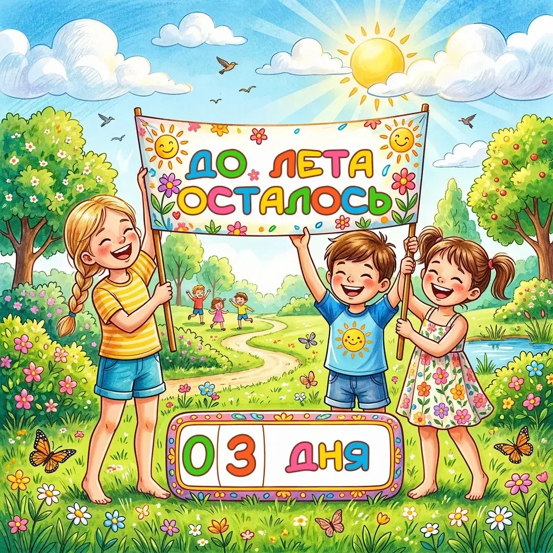 ☀️ Лето на пороге! 
Кто уже считает дни? Мы — ДА! 📆🍉

😎 3, 2, 1... Всего 3 дня — и начнётся самая