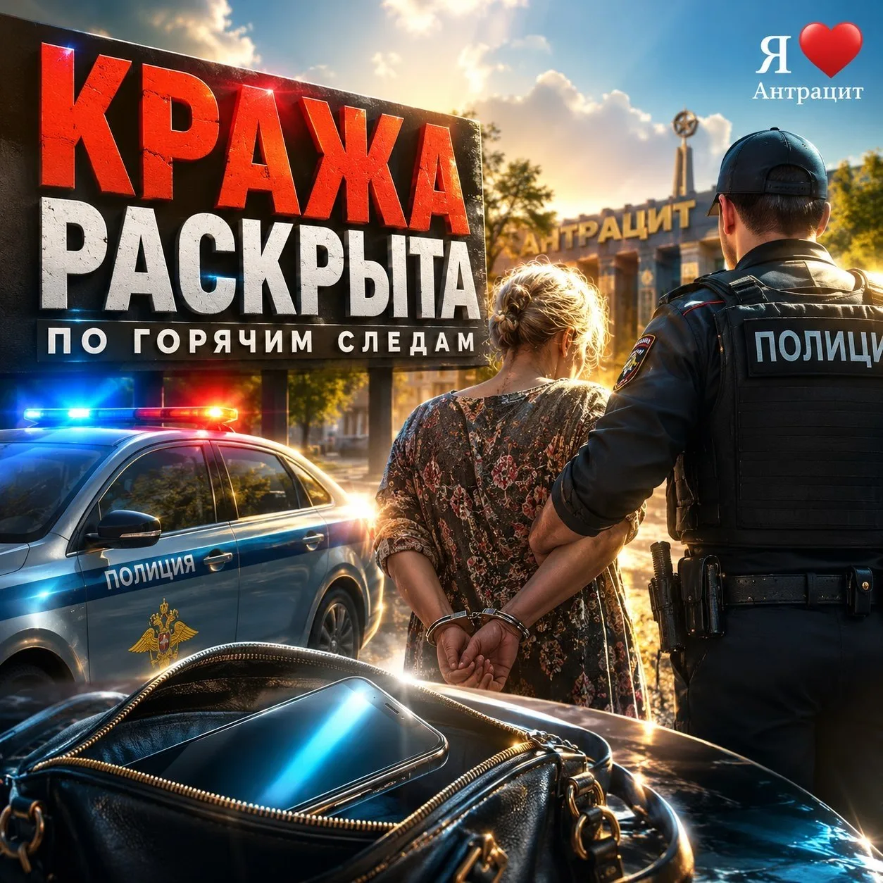 🔴 Кражу телефона у подростка в Антраците раскрыли за считаные часы

📞 В дежурку обратилась 39-летн