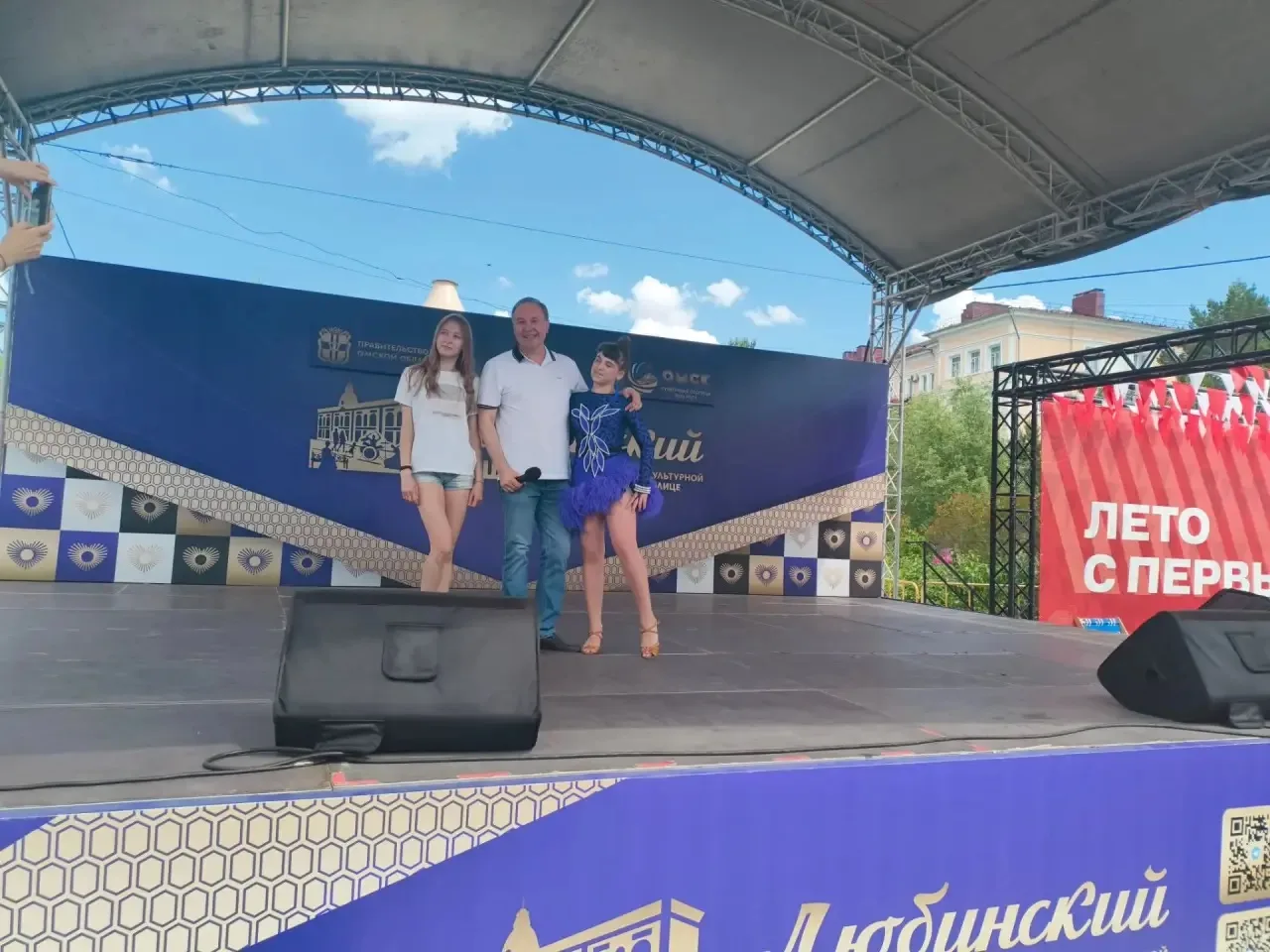 💫В эти выходные на главной сцене Пешеходного Любинского выступили спортсмены нашей школы отделения 