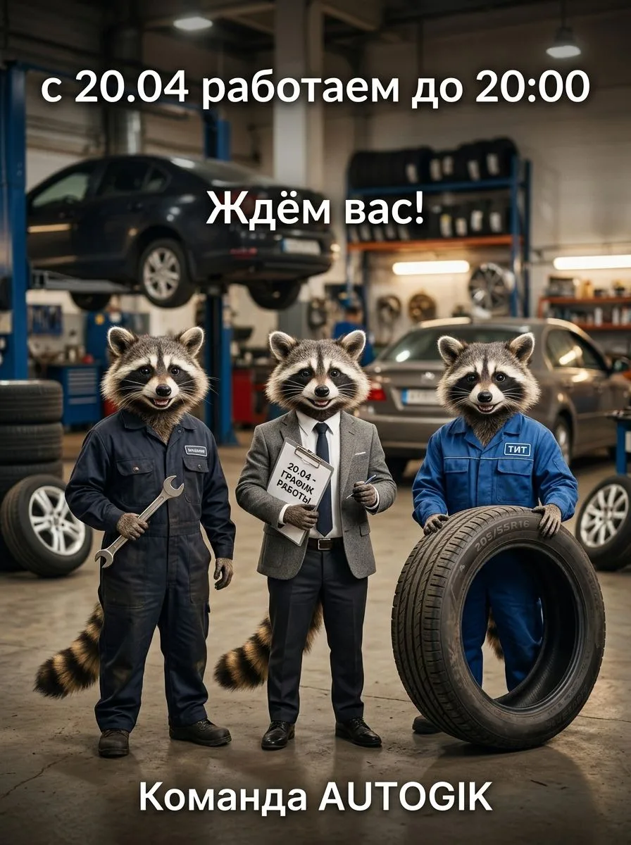 Работаем в сезонном графике с 9:00 до 20:00 с 20.04!