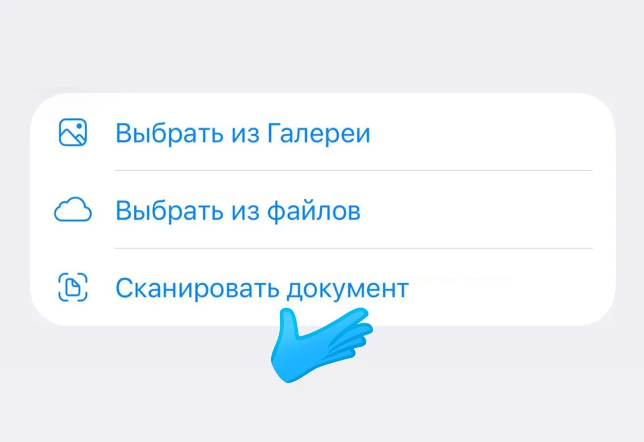 В Telegram на iOS нашли СКАНЕР ДОКУМЕНТОВ — фича позволяет отсканировать камерой файлы и собрать стр