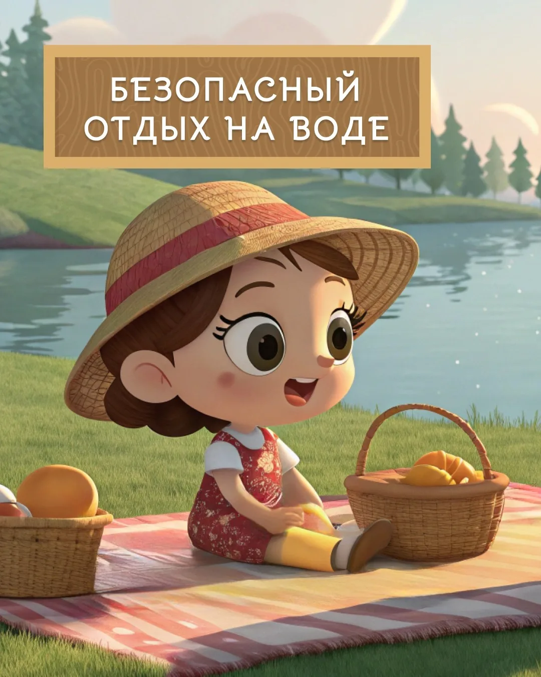 Когда жарко – хочется в воду. 
В наших карточках – о правилах безопасности.
И пусть отдых будет в ра