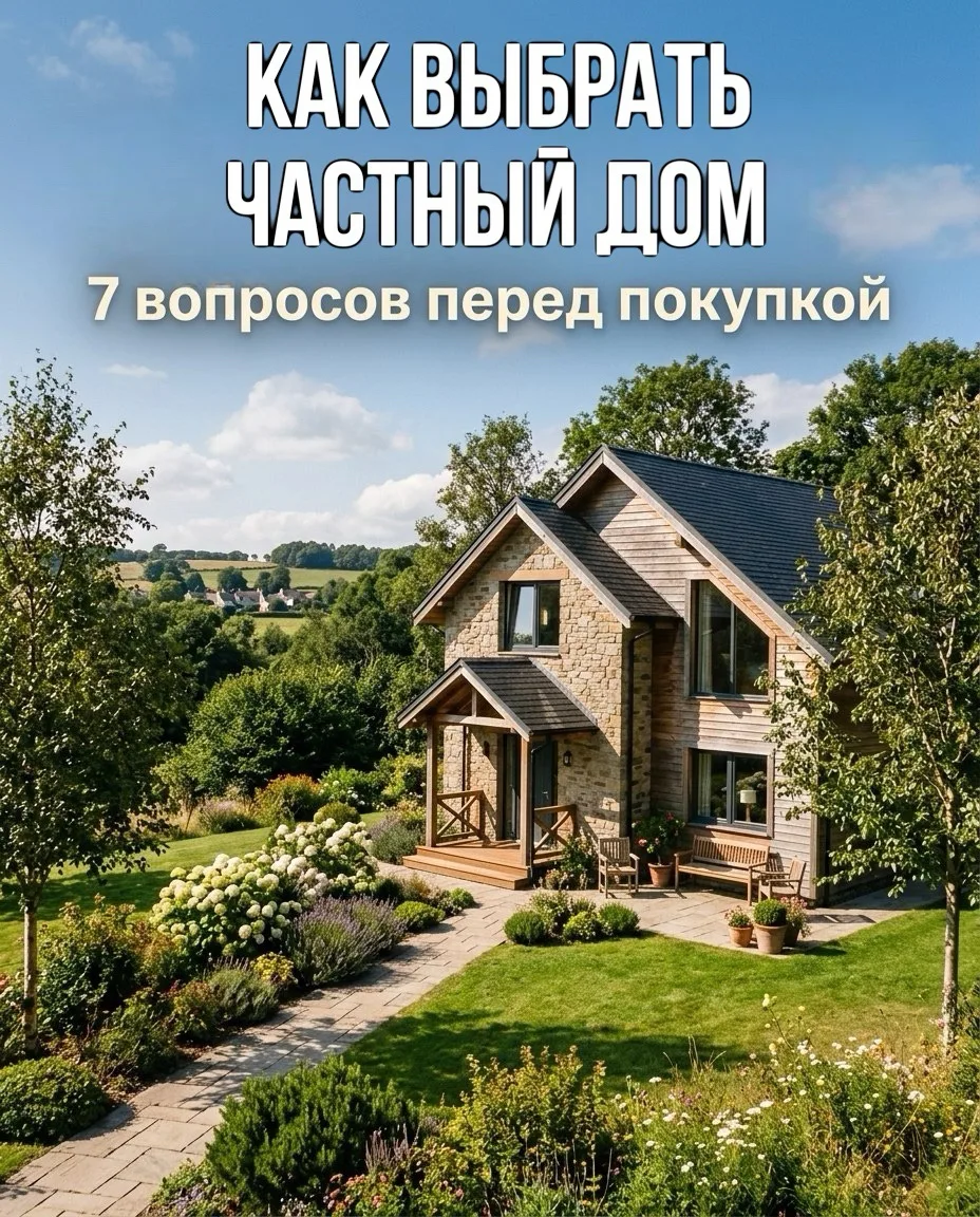 Как выбрать идеальный частный дом: 7 вопросов, прежде чем покупать
Перед покупкой дома ответьте себе