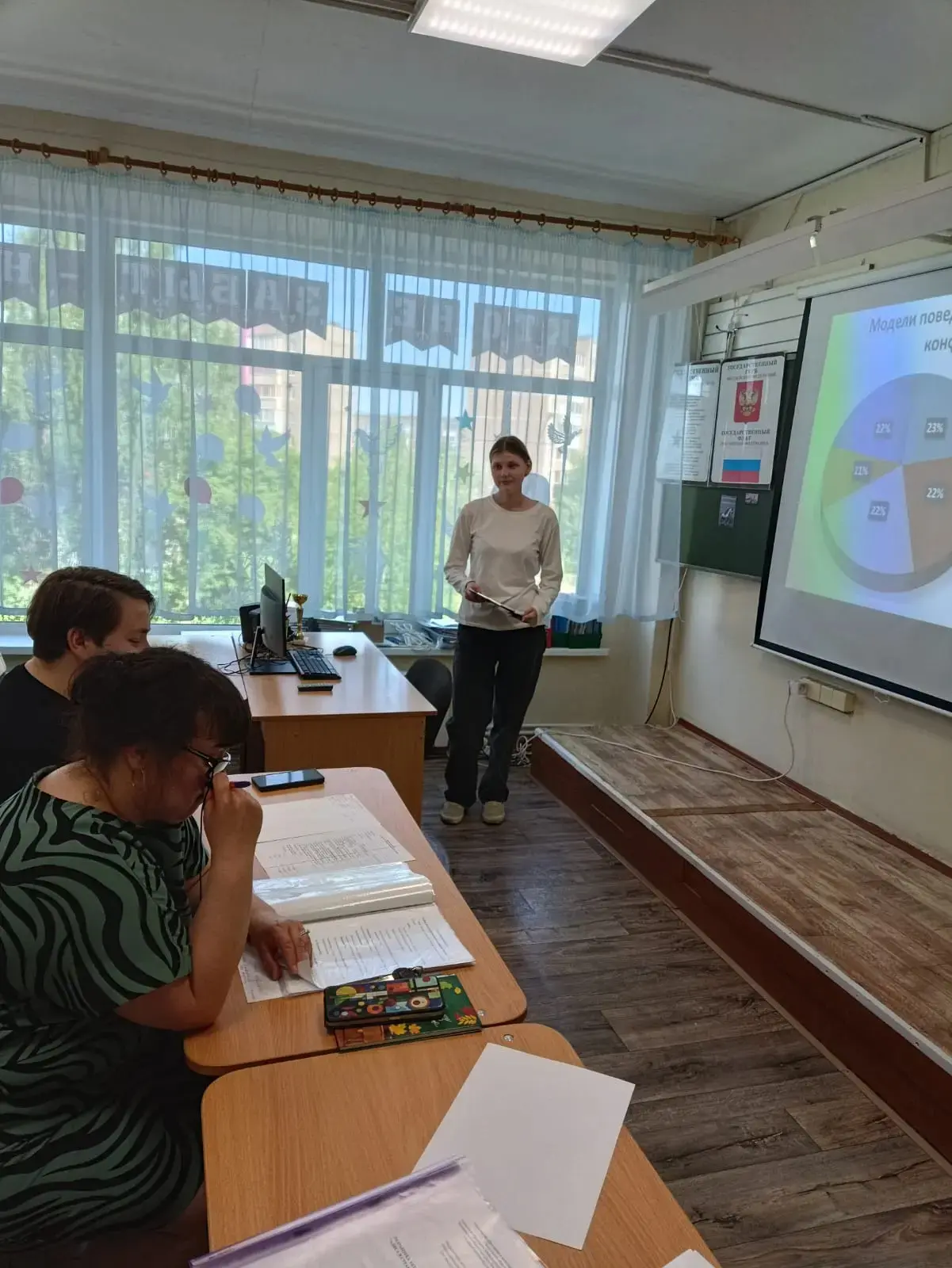 Только посмотрите, как ярко и вдохновенно прошла защита проектов в 8-х и 10- м классах! 📸 За каждым