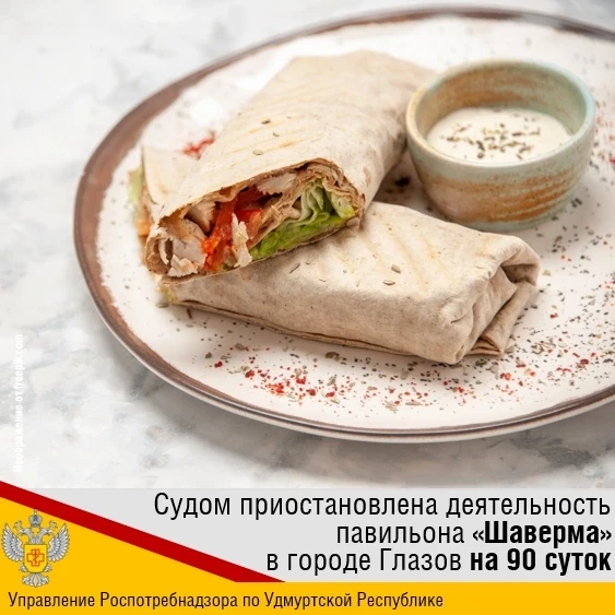 ❗В ходе профилактического визита в отношении стационарного павильона «Шаверма» ИП Лорер А. Н. (адрес