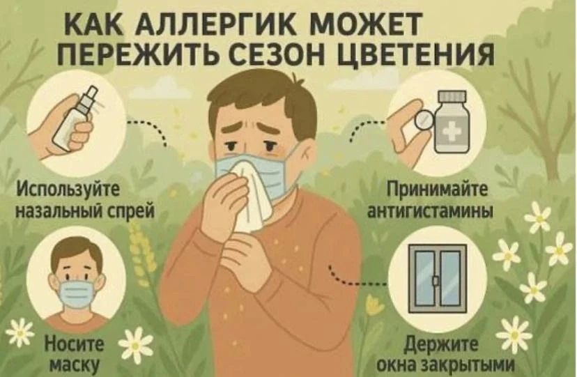 🌿Профилактика поллиноза: как подготовиться к сезону цветения?

Сезон цветения уже близко — а значит