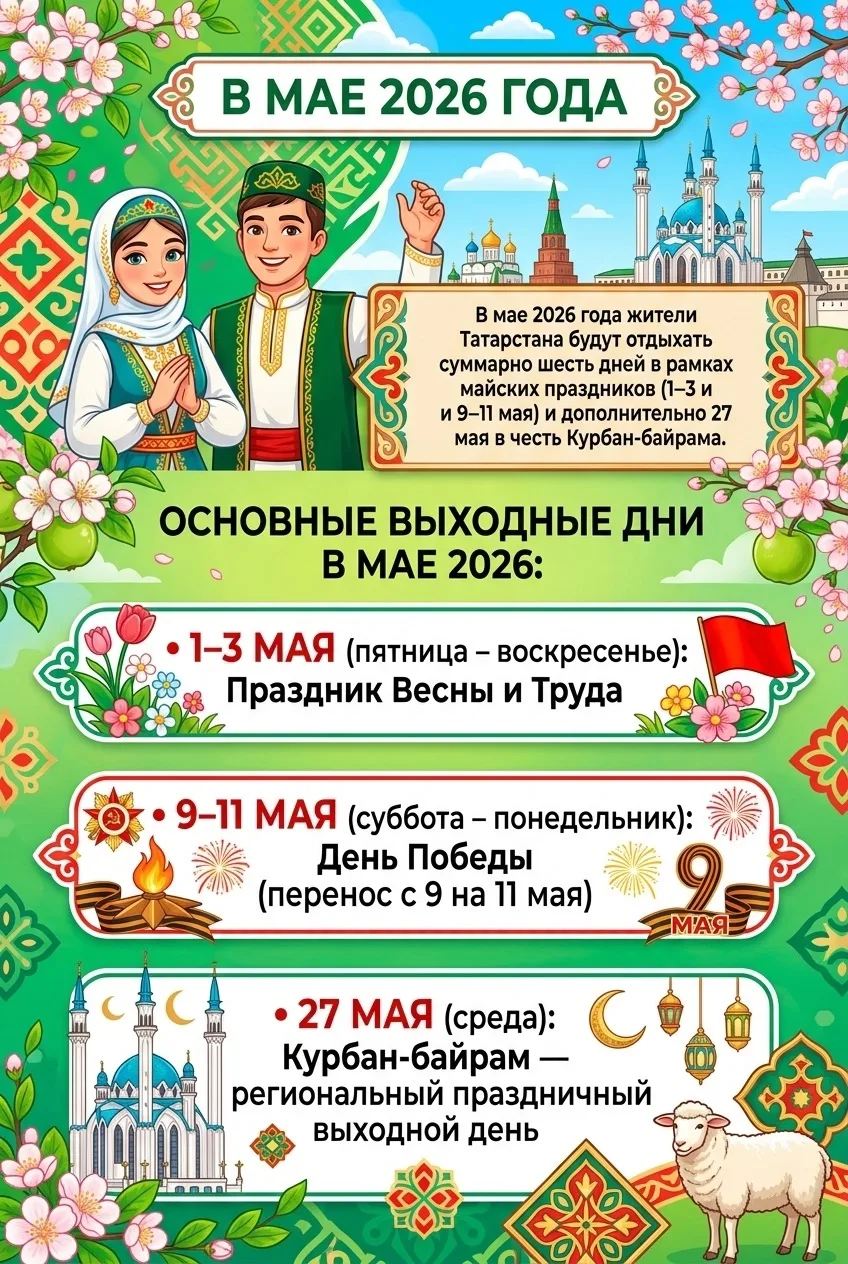 ⏰График работы детского сада в майские праздники 2026 года

🔴 1–3 мая (пт–вс) — выходные (День труд