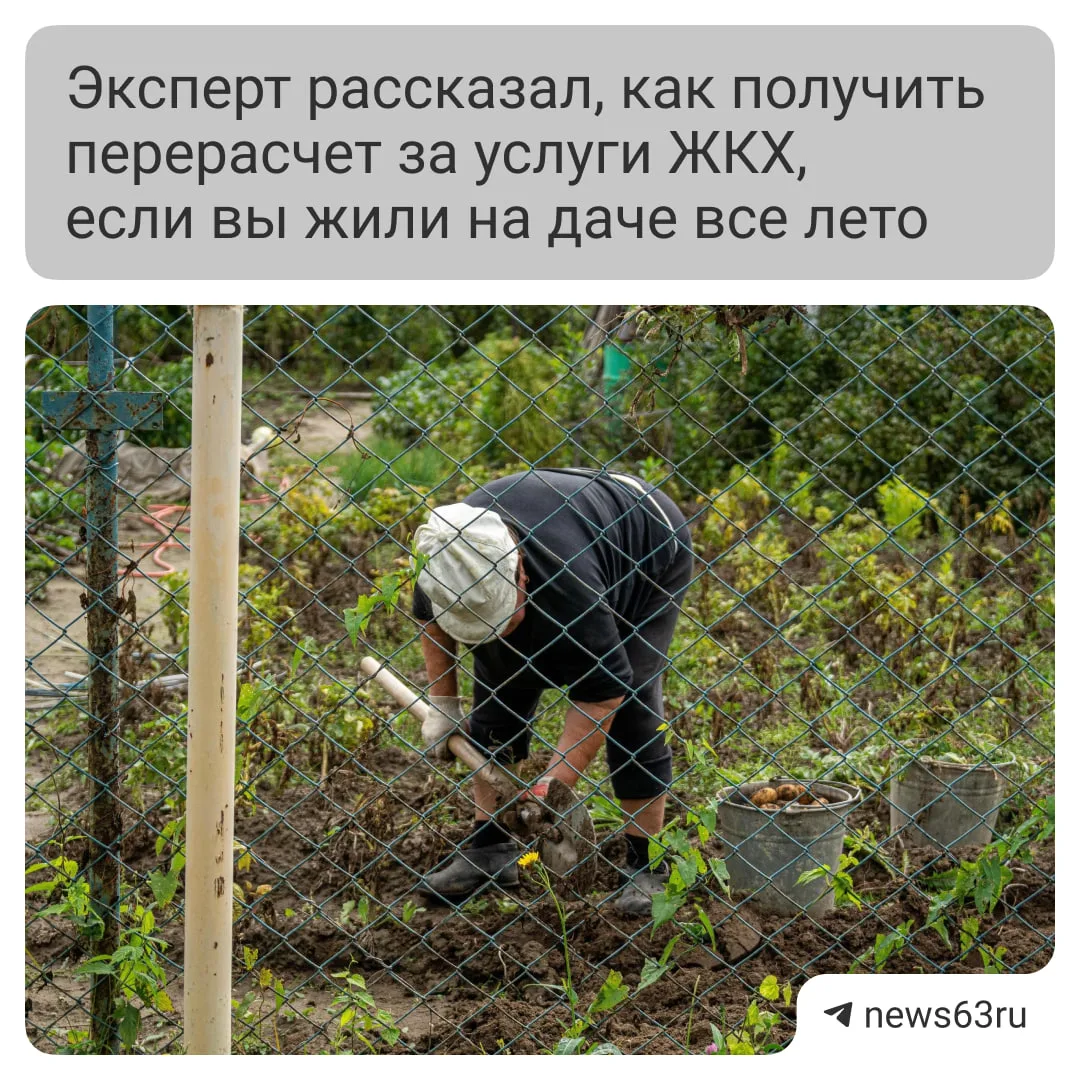 💳 Как пересчитать «коммуналку», если вы летом живёте на даче? 

Селфи с грядки не поможет. Виктор Ч