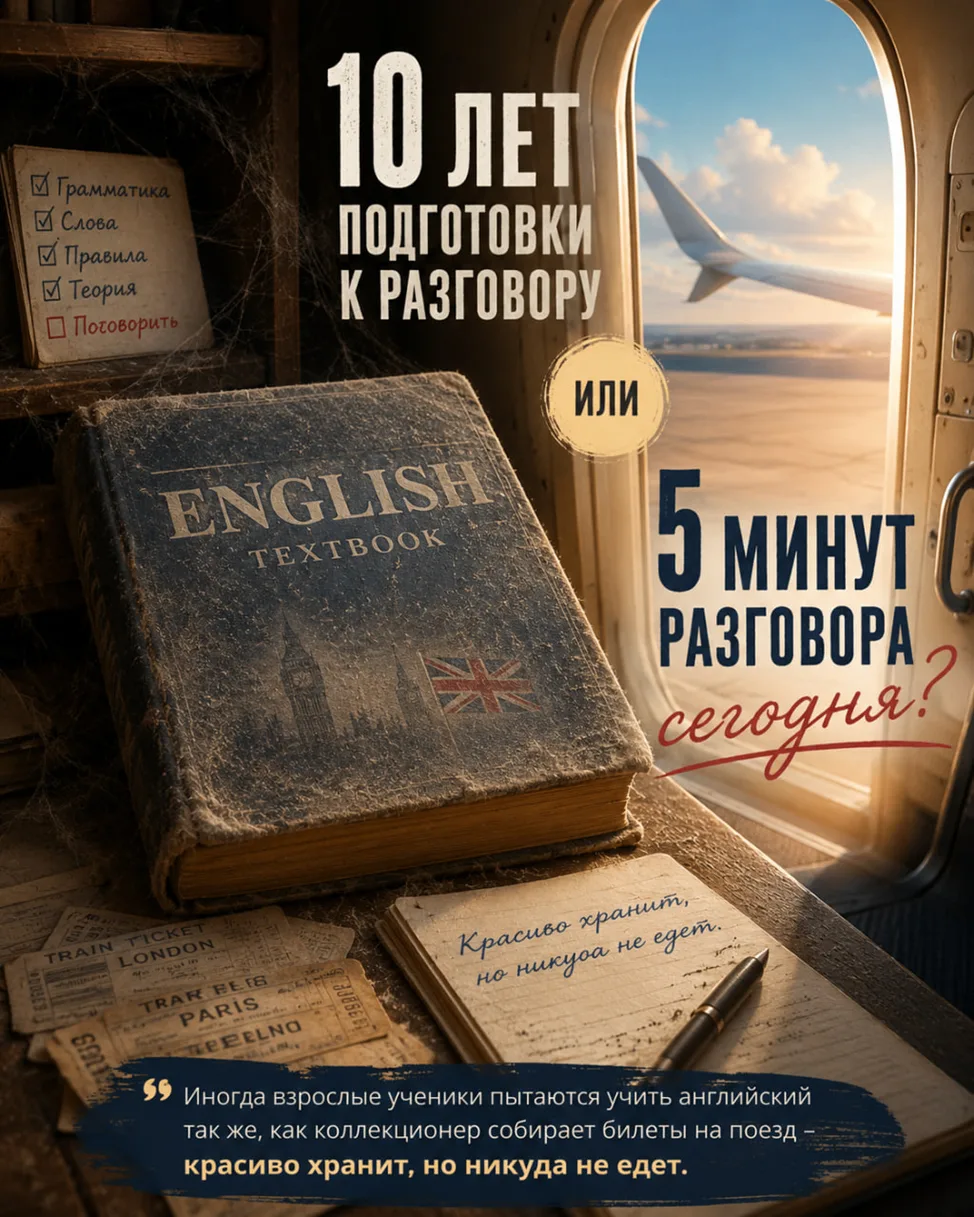 3 ОШИБКИ, ИЗ-ЗА КОТОРЫХ ВЫ УЧИТЕ АНГЛИЙСКИЙ 10 ЛЕТ… А ПЕРВЫЙ РАЗГОВОР ВСЁ ЕЩЁ ОТКЛАДЫВАЕТЕ?
 
Предст