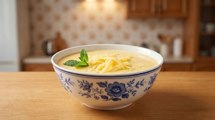Сырный крем-суп
— Нежный, бархатистый крем-суп из картофеля, моркови и плавленого сыра.
~250 руб.
~К