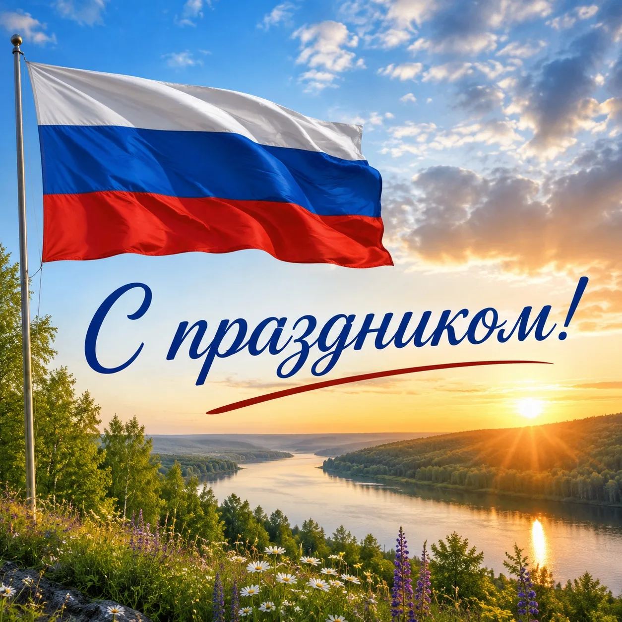 🔹Анна Курманова и коллектив ФКР Тамбовской области поздравляют жителей региона с Днём России и Днём