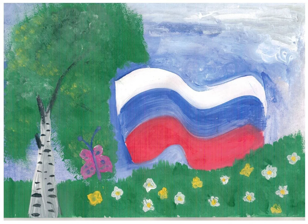 🇧🇬Всероссийская акция "Родиной горжусь".     Ученики школы-интерната с помощью рисунков ответили н