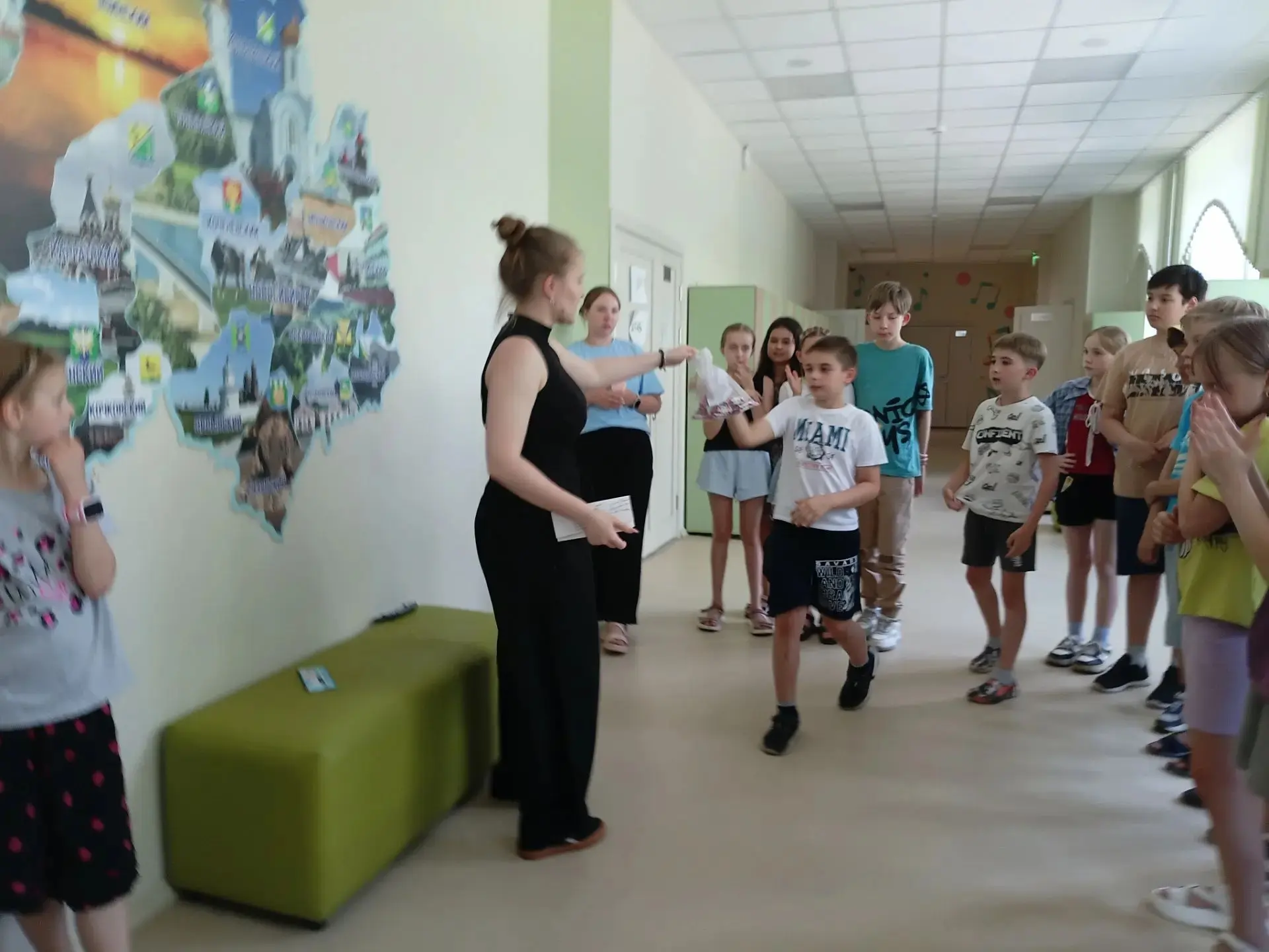 Как прошёл наш день в лагере — рассказываем по пунктам! ☀️

🏆 Награждение за турнир по настолкам. 
