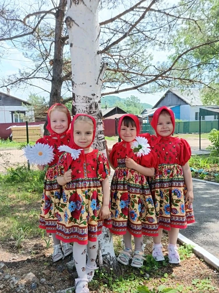 Матрёшки. Берёза. Ромашки. (СИМВОЛЫ).